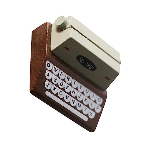 HONITANO Schreibmaschine Modell Vintage Puppenhaus Zubehör für Kreative Wohnkultur Perfektes für Dekoration Häusern Geschäften HONITANO Schreibmaschine Modell Vintage Puppenhaus Zubehör für Kreative Wohnkultur Perfektes für Dekoration Häusern Geschäften von HONITANO