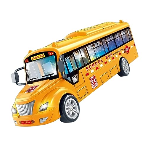 HONITANO Schulbus Spielzeugauto Simuliertes Busmodell mit Licht und Musik für Langlebig und Stabil Perfektes für Jungen für Interaktives und Unterhaltung HONITANO Schulbus Spielzeugauto Simuliertes Busmodell mit Licht und Musik für Langlebig und Stabil Perfektes für Jungen für Interaktives und Unterhaltung von HONITANO