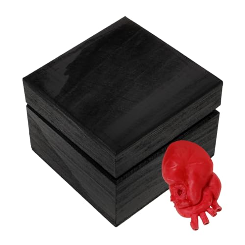 HONITANO Realistisches Herzmodell Harz Für Halloween-Dekoration Gruselige Streich-Requisite Lebensgroßes Gefälschtes Herz Für Partys Und Spukhäuser Für Horror-displays Und von HONITANO