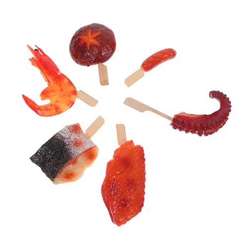 HONITANO Simulierte BBQ-spielzeuge mit Realistischen Grillspießen und Künstlichen Hähnchen Gemüsestücken Modular für DIY Dekoration Fotografie Requisiten Indoor Outdoor Nutzung HONITANO Simulierte BBQ-spielzeuge mit Realistischen Grillspießen und Künstlichen Hähnchen Gemüsestücken Modular für DIY Dekoration Fotografie Requisiten Indoor Outdoor Nutzung von HONITANO