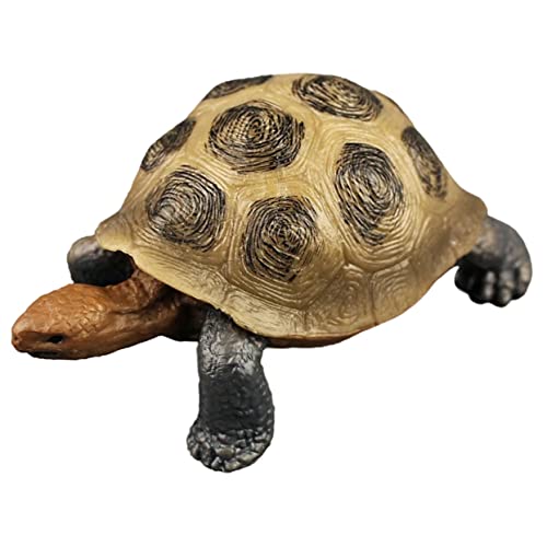 HONITANO Künstliche Schildkröte Dekofigur Aus Lebensechtes Modell Für Garten Aquarium Bunte Tierdekoration Für Junge Mädchen Lernspielzeug Für Partys Kognitive Tiermodelle von HONITANO