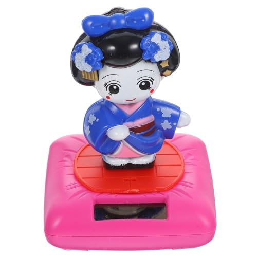HONITANO Solarbetriebene Kleine Kimono Puppe mit Nickendem Kopf Niedliches Auto Ornament Stilvolle Plastikfigur für Armaturenbrett Kreative und Tragbare Dekoration ohne Batterie HONITANO Solarbetriebene Kleine Kimono Puppe mit Nickendem Kopf Niedliches Auto Ornament Stilvolle Plastikfigur für Armaturenbrett Kreative und Tragbare Dekoration ohne Batterie von HONITANO