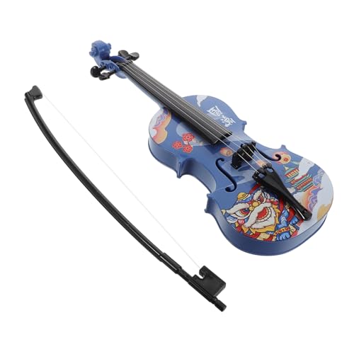 HONITANO Spielzeug-Violine Für Kinder Mit Bogen, Pädagogisches Musikinstrument Für Anfänger, Realistische Kunststoff-Violine Für Frühe Musikerziehung Und Rollenspiele von HONITANO