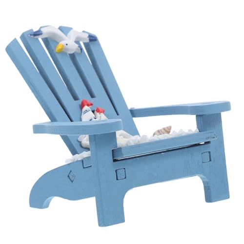 HONITANO Strandstuhl Modell aus Simuliertes Strandstuhl für Puppenhaus und Mikrolandschaften für Freunde Blaues Segelboot Design HONITANO Strandstuhl Modell aus Simuliertes Strandstuhl für Puppenhaus und Mikrolandschaften für Freunde Blaues Segelboot Design von HONITANO