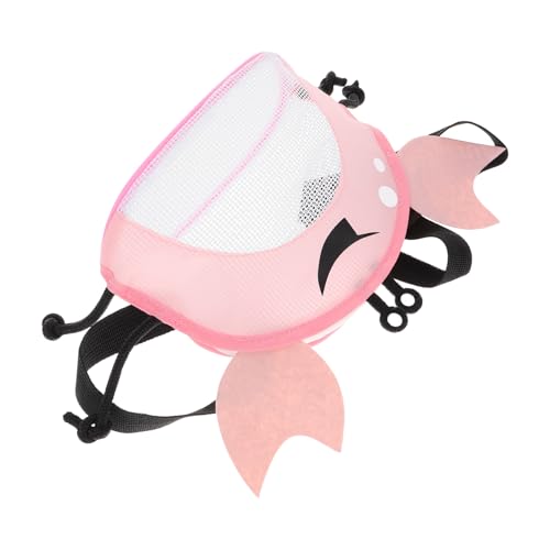 HONITANO Strandtasche Krabbenform Verstellbarer Gurt Mesh Netz Beuteltasche für Muschelsammlung Aufbewahrung Strandspielzeug Mädchen Rosa HONITANO Strandtasche Krabbenform Verstellbarer Gurt Mesh Netz Beuteltasche für Muschelsammlung Aufbewahrung Strandspielzeug Mädchen Rosa von HONITANO