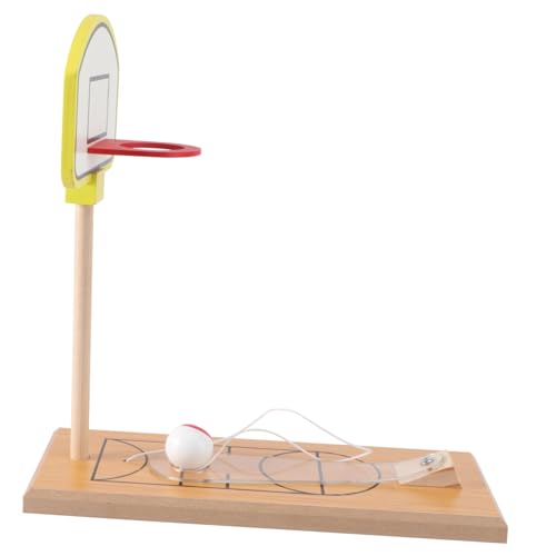 HONITANO Tabletop-Basketball Tischbasketballspiel Finger-basketballspiel Bambus von HONITANO