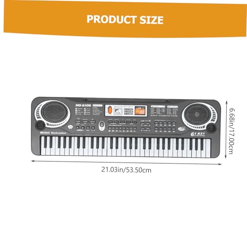 HONITANO Tasten Elektronisches Keyboard Multifunktionales Plastiksimulationsklavier Lernspielzeug Kreativität Fingerfertigkeit und Hand Auge Koordination Leichtes Abs Material Tragbar von HONITANO