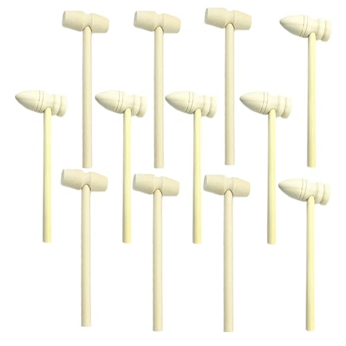 HONITANO Teiliges Mini Holz Hämmer Kinderwerkzeug Kreatives DIY Krebs Meeresfrüchte Hammer Robuster Naturholz Mallet für Basteln und Meeresfrüchteöffnen HONITANO Teiliges Mini Holz Hämmer Kinderwerkzeug Kreatives DIY Krebs Meeresfrüchte Hammer Robuster Naturholz Mallet für Basteln und Meeresfrüchteöffnen von HONITANO