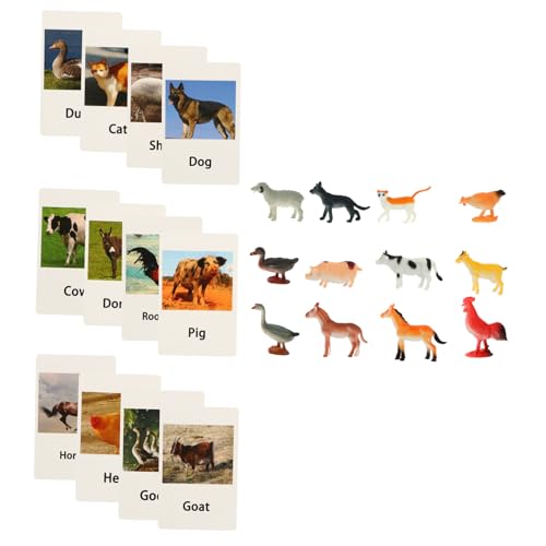 HONITANO Tiermodellkarten Lernspielzeug für Frühe Bildung Kognitives Tier Matching aus Sicherem Material Geruchslose Robuste Zootiere Figuren Fördert Konzentration und Kreativität bei HONITANO Tiermodellkarten Lernspielzeug für Frühe Bildung Kognitives Tier Matching aus Sicherem Material Geruchslose Robuste Zootiere Figuren Fördert Konzentration und Kreativität bei von HONITANO