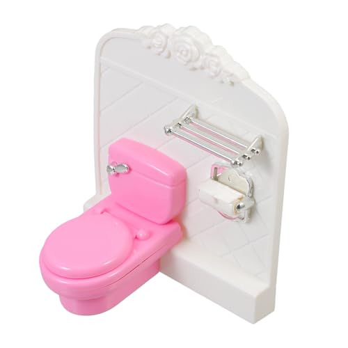 HONITANO Toiletten Zubehör für Puppenhäuser Realistische Mikro Landschafts Toilette für Badezimmermöbel und Kreative Dekoration Cartoon Design für Lebendige Szenen HONITANO Toiletten Zubehör für Puppenhäuser Realistische Mikro Landschafts Toilette für Badezimmermöbel und Kreative Dekoration Cartoon Design für Lebendige Szenen von HONITANO