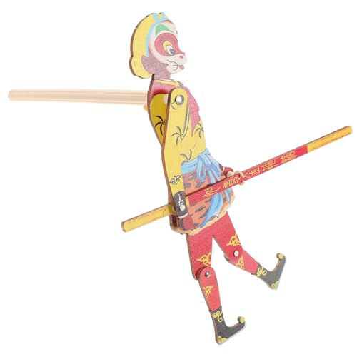 HONITANO Traditionelles Chinesisches Holzschattenpuppenspielzeug Monkey King Stil Familienfreundliches Marionetten Kreatives Schattentheater aus Holz HONITANO Traditionelles Chinesisches Holzschattenpuppenspielzeug Monkey King Stil Familienfreundliches Marionetten Kreatives Schattentheater aus Holz von HONITANO