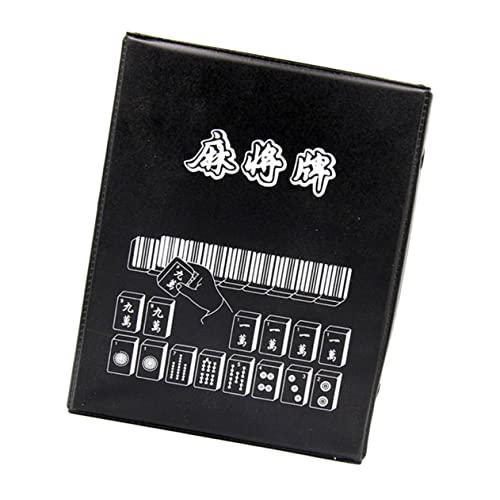 HONITANO Tragbares Chinesisches Mahjong Kompaktes Reisespiel mit Glatten Fliesen Vollständigem Zubehör Perfektes Party Familienspiel für Unterwegs und Gesellige Runden von HONITANO
