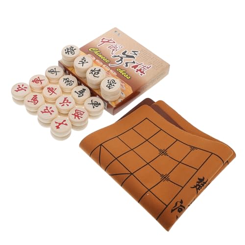 HONITANO Tragbares Chinesisches Schachspiel Holzset mit Faltbarem Großen Brett Einzigartiges Design für Fördert Strategisches Denken und Gehirnentwicklung Reisespiel HONITANO Tragbares Chinesisches Schachspiel Holzset mit Faltbarem Großen Brett Einzigartiges Design für Fördert Strategisches Denken und Gehirnentwicklung Reisespiel von HONITANO