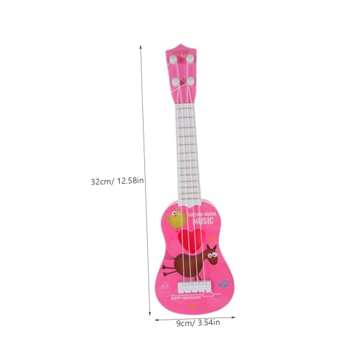 HONITANO Ukulele Tragbares Leichtes Musikinstrument für Kleinkinder Stimmbare Saiten Pädagogisch Geeignet für Musikalische Früherziehung und Rhythmuslernen Rosa von HONITANO