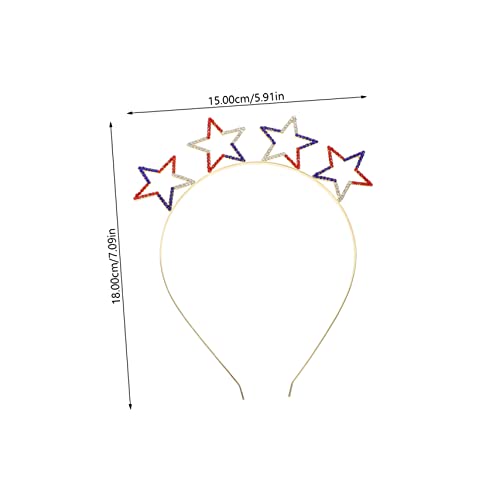 HONITANO Unabhängigkeitstag Haarband mit Design Langlebiges Party Haarreif mit Festem Sitz Karnevalistisches Haarschmuck Accessoire für Feier und Maskerade Flaggenfarben HONITANO Unabhängigkeitstag Haarband mit Design Langlebiges Party Haarreif mit Festem Sitz Karnevalistisches Haarschmuck Accessoire für Feier und Maskerade Flaggenfarben von HONITANO