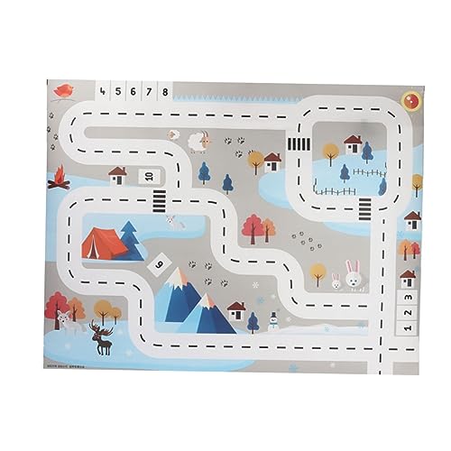 HONITANO Verkehrsspielmatte für Junge Mädchen Kleinkinder Rutschfestes Puzzle Design Langlebig für Spielzimmer Zuhause Fördert Frühkindliche von HONITANO