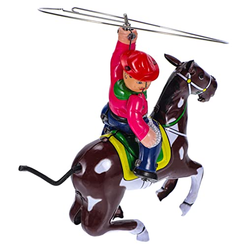 HONITANO Vintage Cowboy Aufziehspielzeug Lustiges Metallspielzeug im Retro Design Uhrwerkbetrieb ohne Batterien Fördert Hand Auge Koordination und Kreatives HONITANO Vintage Cowboy Aufziehspielzeug Lustiges Metallspielzeug im Retro Design Uhrwerkbetrieb ohne Batterien Fördert Hand Auge Koordination und Kreatives von HONITANO
