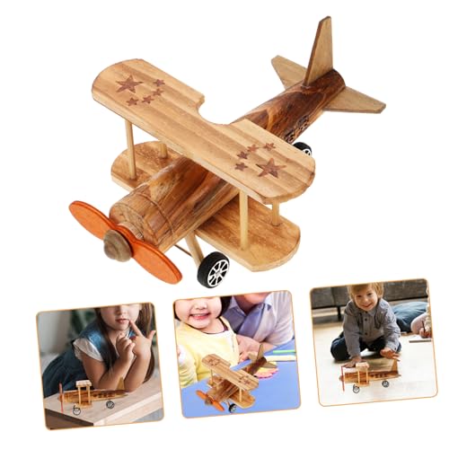 HONITANO Vintage Holz Flugzeugmodell Retro Flugzeug Dekoration für Raumgestaltung Langlebiges für Sammler Flugzeugmodellen HONITANO Vintage Holz Flugzeugmodell Retro Flugzeug Dekoration für Raumgestaltung Langlebiges für Sammler Flugzeugmodellen von HONITANO