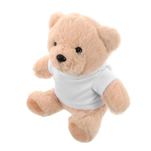 HONITANO Weicher Plüsch mit Weißem DIY Sublimations T Shirt für Junge Mädchen Geburtstage Weihnachten Vielseitiges Kuscheltier und für Plüschtierliebhaber HONITANO Weicher Plüsch mit Weißem DIY Sublimations T Shirt für Junge Mädchen Geburtstage Weihnachten Vielseitiges Kuscheltier und für Plüschtierliebhaber von HONITANO