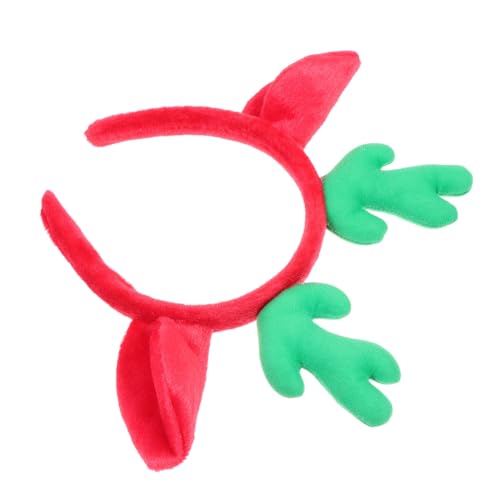HONITANO Weihnachtlicher Haarreif Rentier Geweih Haarschmuck Kuscheliges Plüschkopfband Party Kostüm Accessoire für Festliche Feiern und Karneval HONITANO Weihnachtlicher Haarreif Rentier Geweih Haarschmuck Kuscheliges Plüschkopfband Party Kostüm Accessoire für Festliche Feiern und Karneval von HONITANO