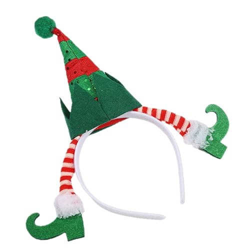 HONITANO Weihnachtlicher Haarreif mit Elfenbeinen und Mütze Handgefertigter Haarschmuck für Weihnachtsfeier Sicherer Langlebiger Kopfschmuck Vielseitig Einsetzbar für Familie und Freunde HONITANO Weihnachtlicher Haarreif mit Elfenbeinen und Mütze Handgefertigter Haarschmuck für Weihnachtsfeier Sicherer Langlebiger Kopfschmuck Vielseitig Einsetzbar für Familie und Freunde von HONITANO