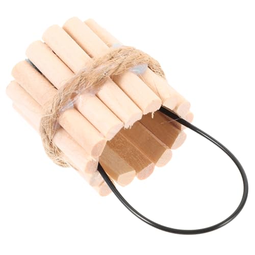 HONITANO Weihnachtsdosen Puppenträger Mädchen Zubehör Bausatz Fee lagercontainer vorratsbehälter laufstall gartendekoration Toy Mini-Holzfass gefälschte Eimer Eisen von HONITANO
