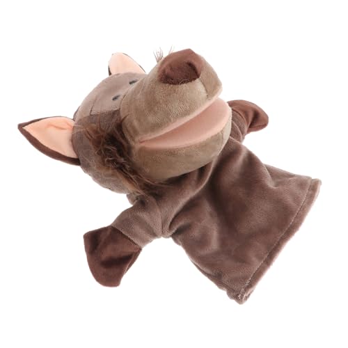 HONITANO Wolf Handpuppe aus Plüsch für Niedliches Tier für Rollenspiele Geschichtenerzählen und Emotionale Ausdrucksübungen Waschbar und Einfach zu Bedienen HONITANO Wolf Handpuppe aus Plüsch für Niedliches Tier für Rollenspiele Geschichtenerzählen und Emotionale Ausdrucksübungen Waschbar und Einfach zu Bedienen von HONITANO