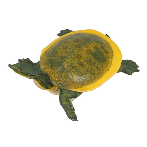 HONITANO -schildkrötenmodell Klein Mini Küsten Erwachsene Figur Winzig Ornament Skulptur Tiermodell Aus Kunststoff Simuliertes Tiermodell Künstliches Schildkrötenmodell Abs Yellow von HONITANO