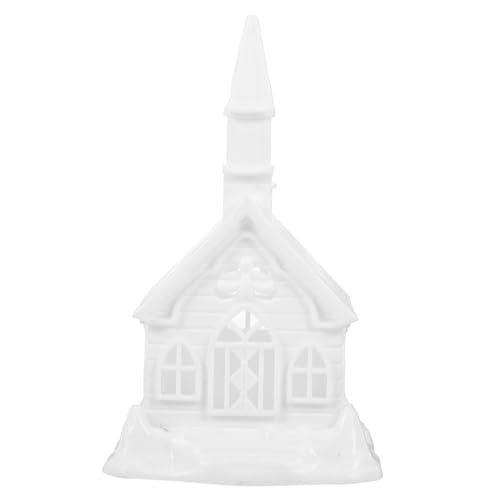 HONITANO weißes kleines in der Schneeszene Weihnachten Urlaub Weihnachts-Hüpfburgen Kitchen Decoration Weihnachts Figuren Weihnachtsverzierung Mini-Weihnachtsschmuck Plastik von HONITANO