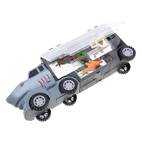 HONMEET 1 Satz Container-LKW für Tiere kinderspielzeug Spielzeug für Kinder Toy car Jungenspielzeug Kinderlastwagen Tiere Zeigen LKW Cartoon-LKW-Spielzeug Karikatur Modell Anhänger Plastik von HONMEET