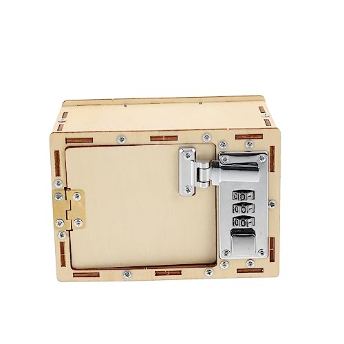 HONMEET 1 Satz DIY Holz Abschließbare Schatzkiste Lernspielzeug und Handfertigkeit für Kreative Bastelprojekte und Pädagogischen Spaß HONMEET 1 Satz DIY Holz Abschließbare Schatzkiste Lernspielzeug und Handfertigkeit für Kreative Bastelprojekte und Pädagogischen Spaß von HONMEET