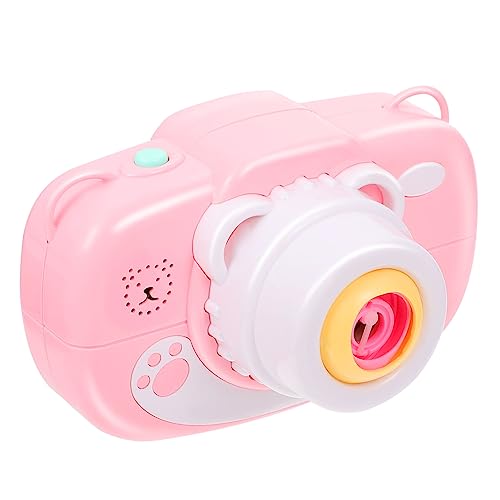 HONMEET 1 Satz Elektronisches Seifenblasen für Tragbare Bubble Maker Kamera mit Licht und Musik für Geburtstagsfeiern und Outdoor Spaß Geeignet für Mädchen und Jungen von HONMEET