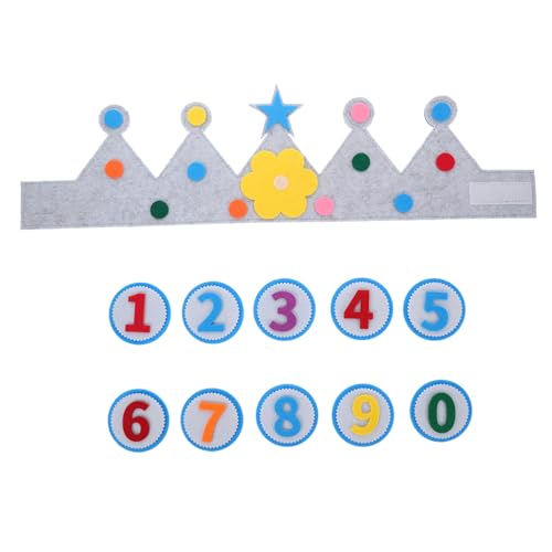 HONMEET Zum Ersten Geburtstag Kindermütze Kleinkinder-kronenmütze Für Jungen/mädchen Mit Austauschbaren Zahlen Von 0–9 Happy Birthday-dekorationen von HONMEET