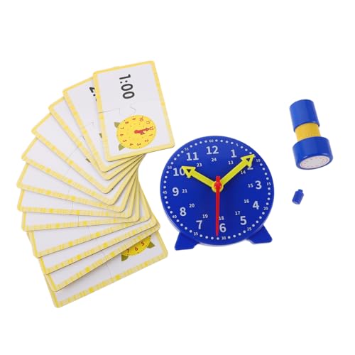 HONMEET 1 Set Lernuhr Für Kinder: Klassenzimmer-uhrenstempel-Spielzeug – Uhrenmodell-Stempel – Zeitlernkarte Für Schule Und Zuhause HONMEET 1 Set Lernuhr Für Kinder: Klassenzimmer-uhrenstempel-Spielzeug – Uhrenmodell-Stempel – Zeitlernkarte Für Schule Und Zuhause von HONMEET