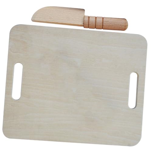 HONMEET 1 Set Messer Schneidebrett Für Kleinkinder Für Babys Kinderspielzeug Holzspielzeug Küchenschneider Aus Holz Gemüse Sicherer Simuliertes Holz HONMEET 1 Set Messer Schneidebrett Für Kleinkinder Für Babys Kinderspielzeug Holzspielzeug Küchenschneider Aus Holz Gemüse Sicherer Simuliertes Holz von HONMEET