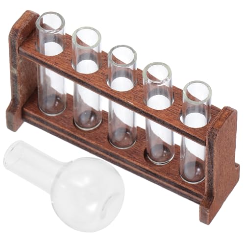 HONMEET 1 Set Miniatur Reagenzglas Foto Requisite Modell Mini Puppe Reagenzglas Puppe Reagenzglas Mini Reagenzglas Requisite Mini Puppenhaus Reagenzglas von HONMEET