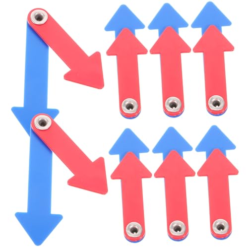 HONMEET 10 Sätze Teiliges Drehbare Kunststoff uhrzeiger Lernspielzeug für Wiederverwendbar Verschleißfest zum Zeitablesen Lernen Geeignet für Schule Zuhause und DIY Bastelprojekte von HONMEET