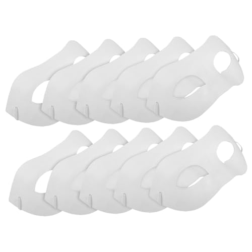 HONMEET 10 Stück DIY Papiermasken Unbemalt Für Maskerade Und Cosplay Partys Kreative Blanko Masken Für Kinder Und Erwachsene Ideal Zum Bemalen Und Gestalten von HONMEET