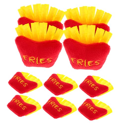 HONMEET 10 Stück Lustiges Und Weiches Pommes-Frites-plüschtier, Mini-Soft-Food-Modell Für Kreatives Basteln, DIY-zubehör Für Kinder, Schuhe, Hüte, HONMEET 10 Stück Lustiges Und Weiches Pommes-Frites-plüschtier, Mini-Soft-Food-Modell Für Kreatives Basteln, DIY-zubehör Für Kinder, Schuhe, Hüte, von HONMEET