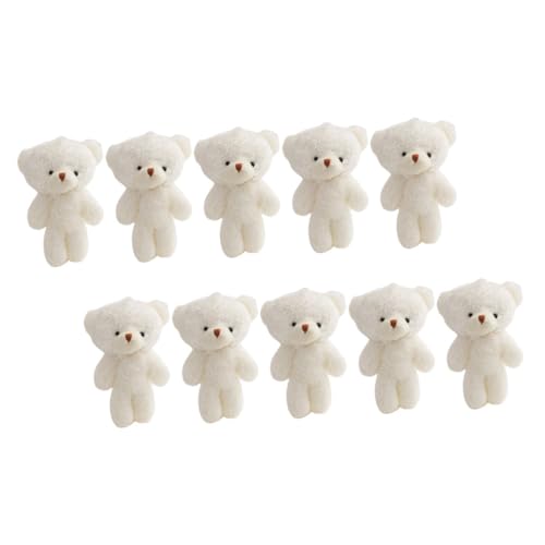 HONMEET 10 Stück Mini Plüschbären Niedliche Kleine Bärenfiguren aus Hochwertigem Plüsch für DIY Schlüsselanhänger Taschenanhänger und Partygeschenke HONMEET 10 Stück Mini Plüschbären Niedliche Kleine Bärenfiguren aus Hochwertigem Plüsch für DIY Schlüsselanhänger Taschenanhänger und Partygeschenke von HONMEET