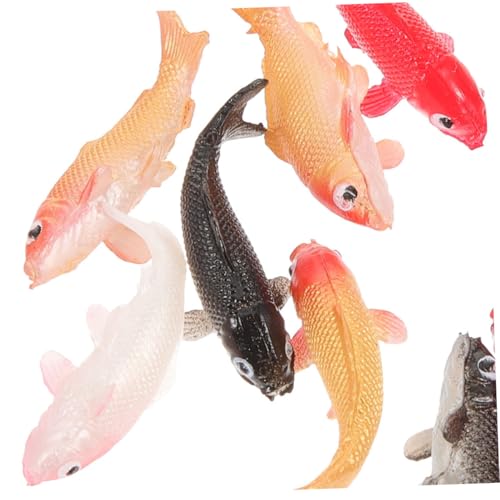 HONMEET 10 Stück Miniatur Puppenhaus Fisch Realistische Mini Fische Figuren für Aquarium Deko Detailgetreue Koi und Goldfischmodelle für Mikrolandschaften und DIY Aquarienzubehör HONMEET 10 Stück Miniatur Puppenhaus Fisch Realistische Mini Fische Figuren für Aquarium Deko Detailgetreue Koi und Goldfischmodelle für Mikrolandschaften und DIY Aquarienzubehör von HONMEET