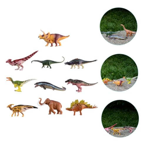 HONMEET 10 Stück Teiliges Realistische Dinosaurier Modelle Pädagogisch Interessant Feine Details Langlebig für Kindergeburtstag Weihnachten von Kreativität und Dinosaurierwissen von HONMEET
