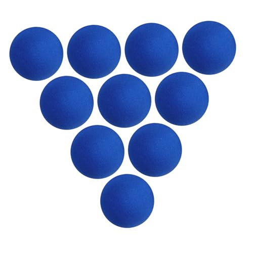 HONMEET 10 Stück Weiche Schwammkugeln Runde Zauberbälle für Tricks Party Deko und Festival Requisiten Blau HONMEET 10 Stück Weiche Schwammkugeln Runde Zauberbälle für Tricks Party Deko und Festival Requisiten Blau von HONMEET