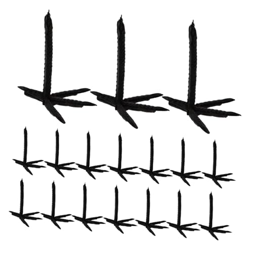 HONMEET 100 Stück Teiliges Kunststoff Krähenfüße Realistische Vogelspielzeug Zubehör für Basteln Leichte Kompakte Nachbildung Krähenkralle für DIY Spielzeuggestaltung und Kreative von HONMEET