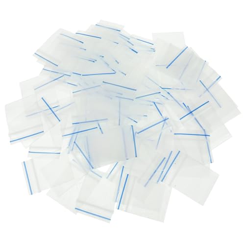 HONMEET 100Stücke Mini Versiegelungsbeutel Transparente Aufbewahrungstaschen für Puppenhauszubehör für Standverkauf Organisation von Schmuck HONMEET 100Stücke Mini Versiegelungsbeutel Transparente Aufbewahrungstaschen für Puppenhauszubehör für Standverkauf Organisation von Schmuck von HONMEET