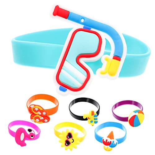 HONMEET 10Stücke Cartoon Silikonarmbänder für Weiche Handgelenk Dekoration Kreative Partygeschenke Farbenfrohe Armbänder für Spielkameraden und Veranstaltungen HONMEET 10Stücke Cartoon Silikonarmbänder für Weiche Handgelenk Dekoration Kreative Partygeschenke Farbenfrohe Armbänder für Spielkameraden und Veranstaltungen von HONMEET