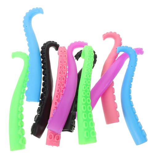 HONMEET 10Stücke Octopus Fingerpuppen Kreatives Fingerspitzenspielzeug für Party Gefälligkeiten Langlebig und Sicher Zufälligen Farben für Unvergessliche HONMEET 10Stücke Octopus Fingerpuppen Kreatives Fingerspitzenspielzeug für Party Gefälligkeiten Langlebig und Sicher Zufälligen Farben für Unvergessliche von HONMEET