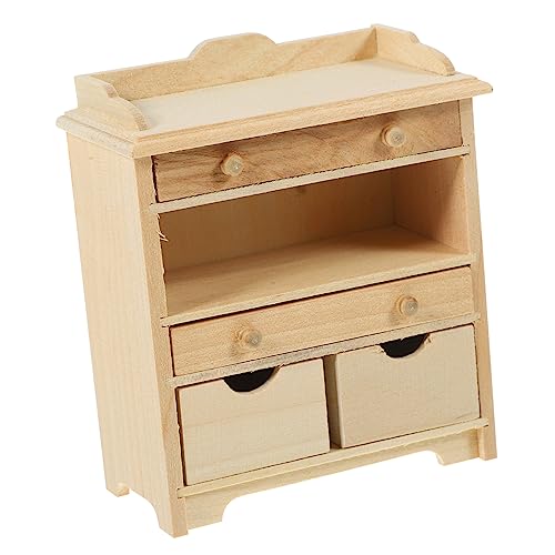 HONMEET Miniaturhaus-seitenschrankmodell 12 Maßstab Bücherregal Und Vitrine Für Dollhouse Dekoration Modernes Design Für Tiny House Und Puppenhaus Einrichtung Mini Puppenhaus Holzmöbel HONMEET Miniaturhaus-seitenschrankmodell 12 Maßstab Bücherregal Und Vitrine Für Dollhouse Dekoration Modernes Design Für Tiny House Und Puppenhaus Einrichtung Mini Puppenhaus Holzmöbel von HONMEET