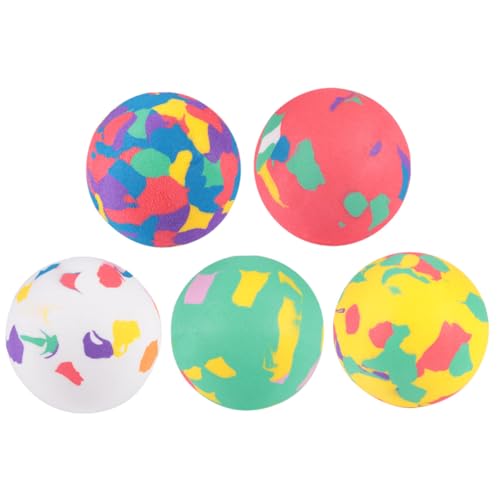 HONMEET 12 Stück Bunte Hüpfbälle aus Weichem Eva Schaum Elastische Spielbälle für Geburtstagsgeschenke und Outdoor Freizeitspaß von HONMEET