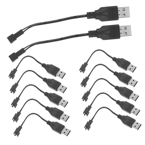 HONMEET 12 Stück Seifenblasenmaschine USB Ladegerät Seifenblasenmaschine Ladezubehör Elektrisches USB Ladekabel Netzadapterkabel HONMEET 12 Stück Seifenblasenmaschine USB Ladegerät Seifenblasenmaschine Ladezubehör Elektrisches USB Ladekabel Netzadapterkabel von HONMEET